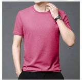 Mens Round Neck Stretchable T-Shirt Pack Of 5