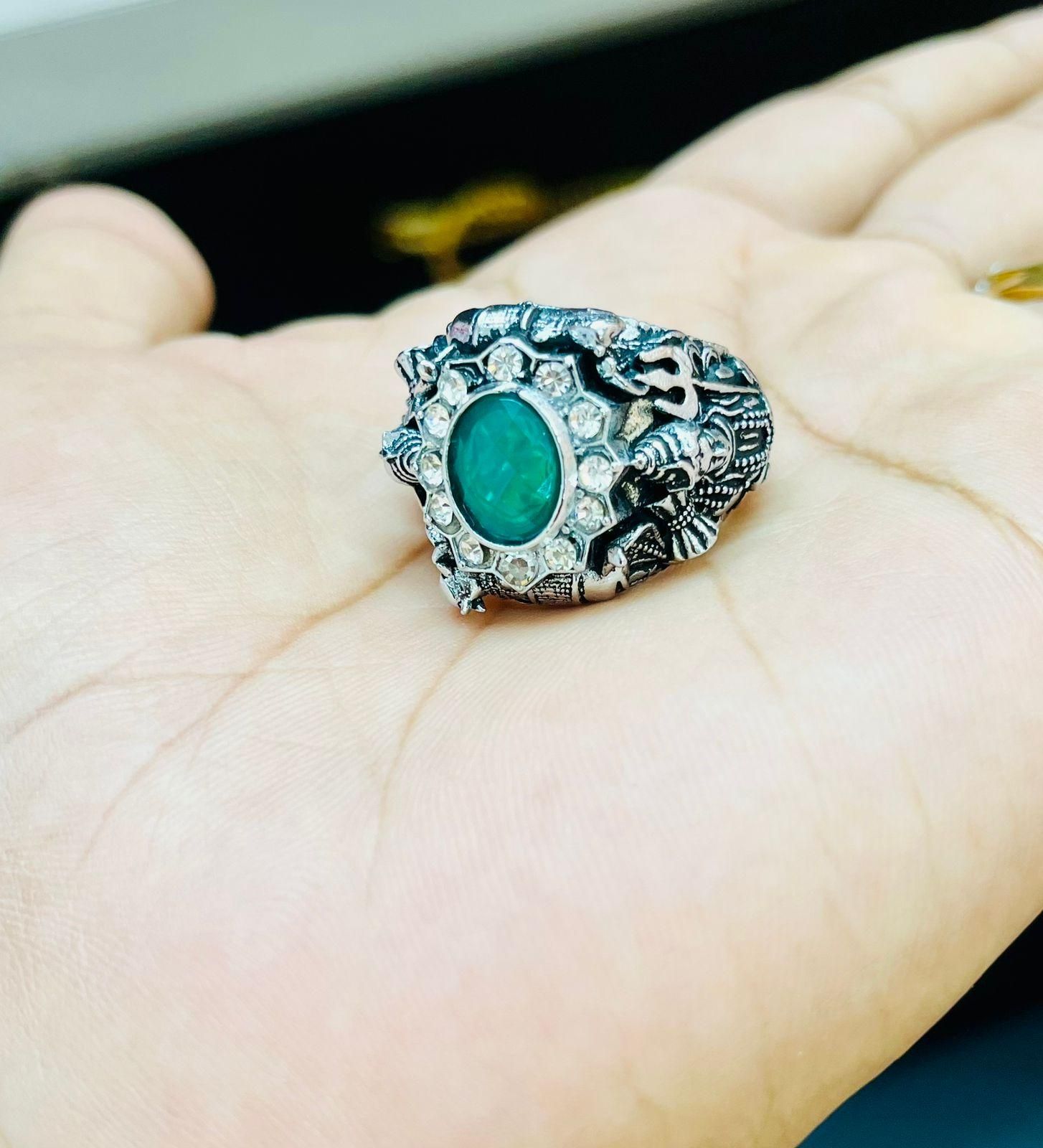 Lord Shiva Silver Ring