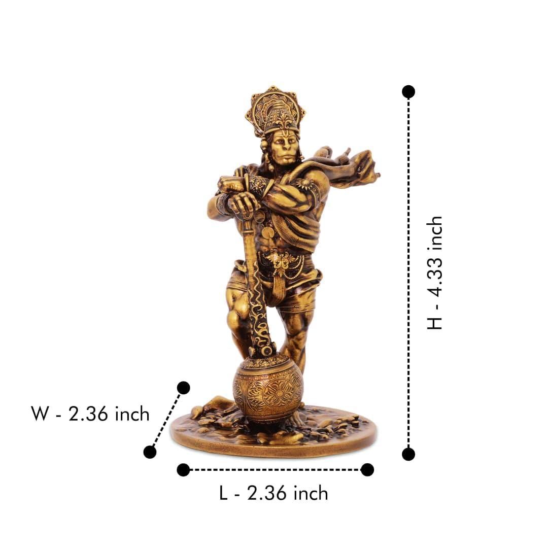 Premium Car Dashboard Resin Bahubali Hanuman Idol