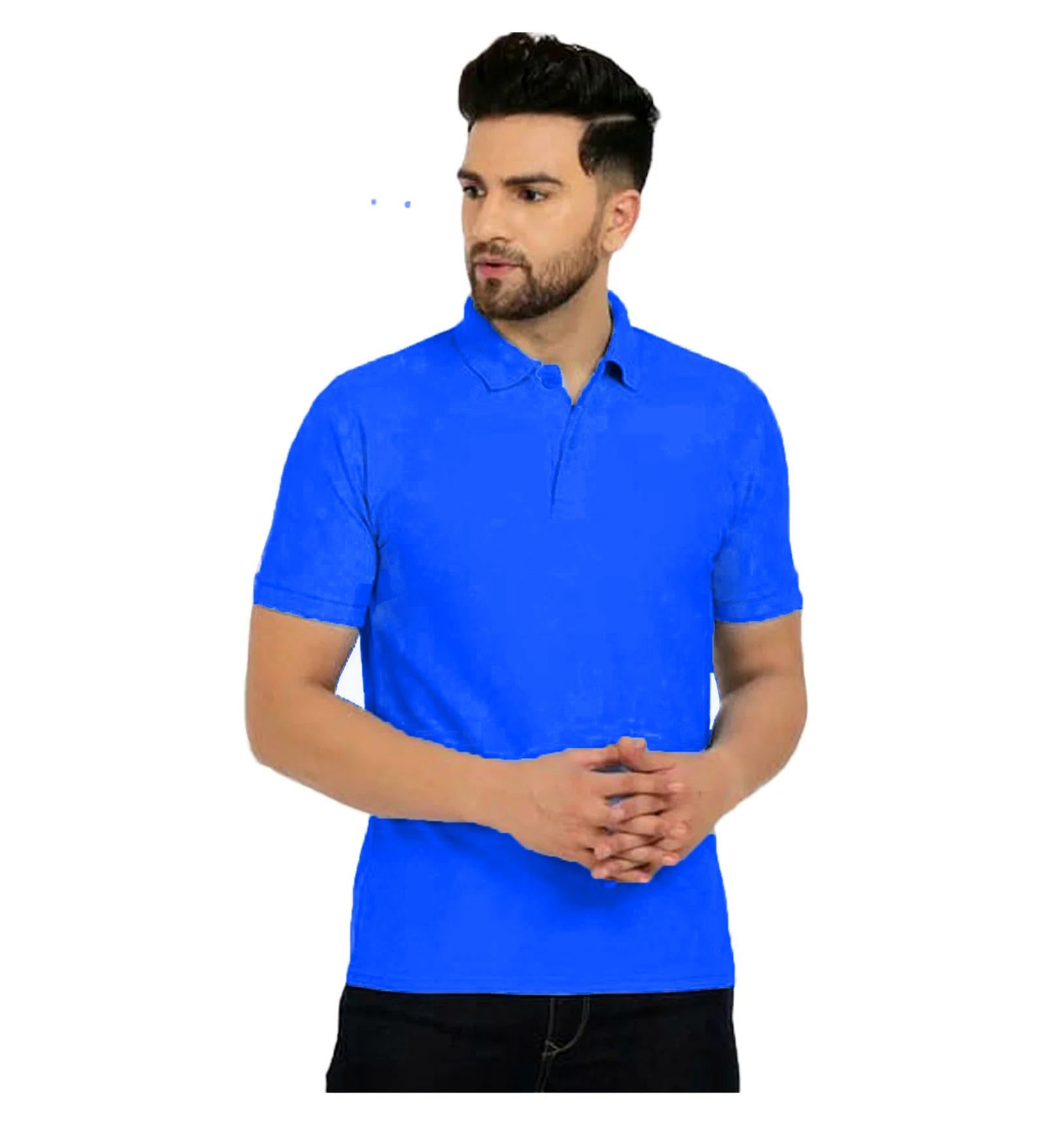 Polo Matte T-Shirts For Men, pack of 4, for Jogger