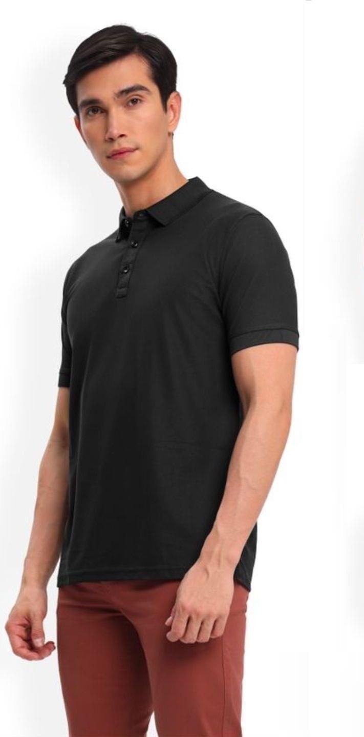 Mens Polo T-shirt (Pack of 3) Poly Cotton Solid Half Sleeves