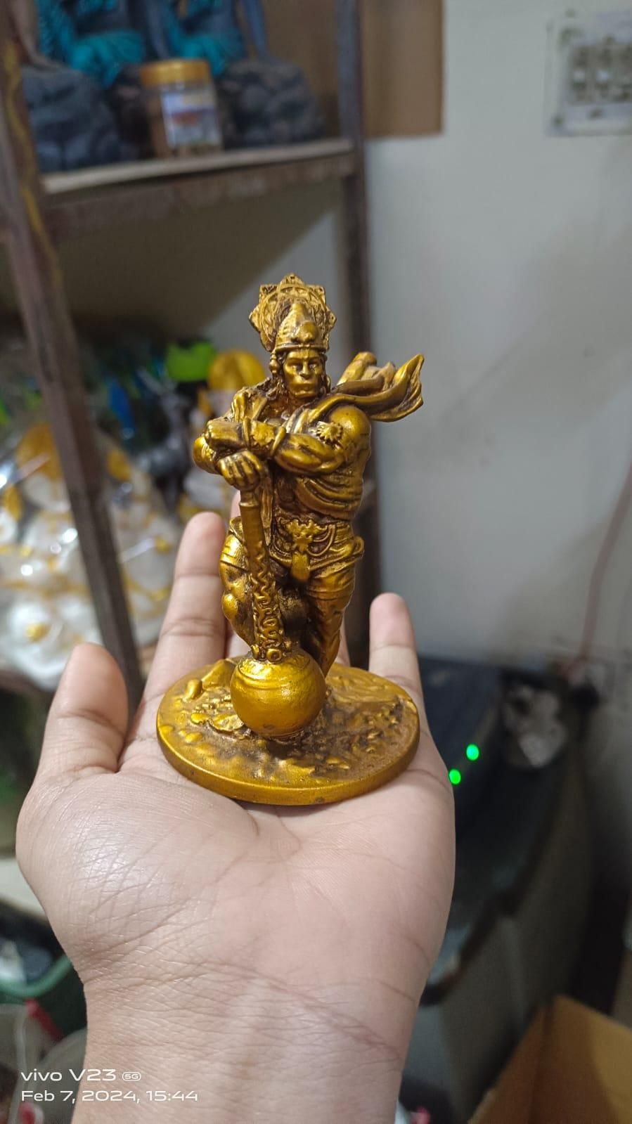 Premium Car Dashboard Resin Bahubali Hanuman Idol