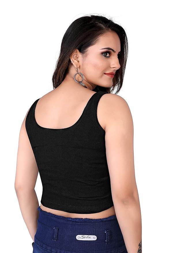 Sleeveless Women Crop Top