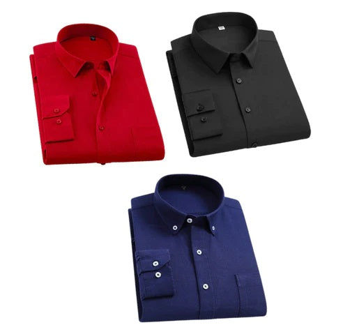 Full Sleeve Shirt(pack of 3)