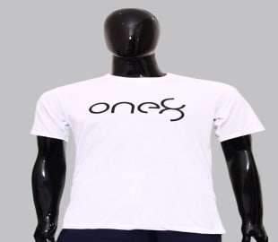 Men's Round Neck Printed T Shirt In Polycotton