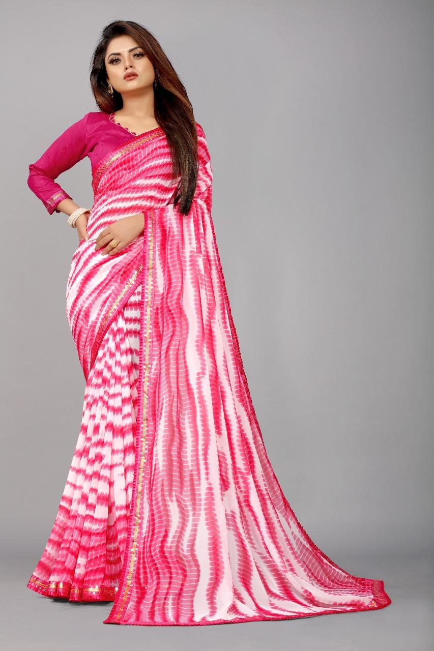 Printed Cotton Silk Party Saree