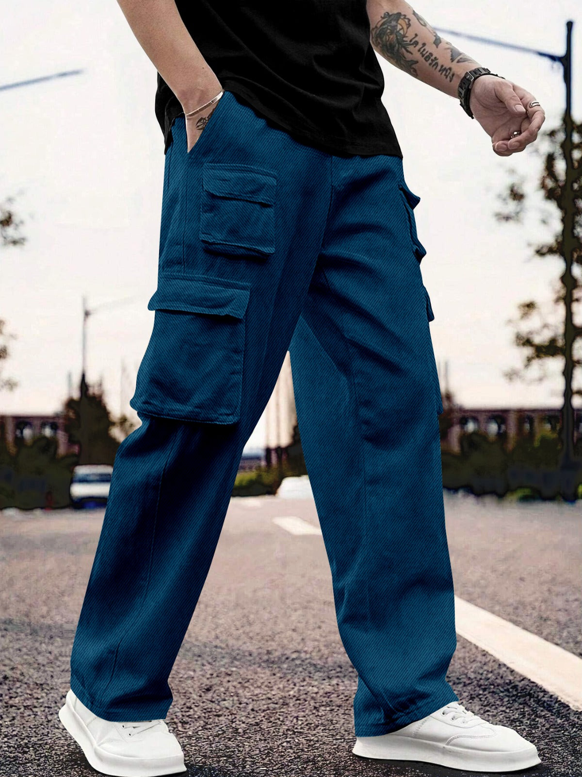 Oversize Cargo Trouser Pants for Men