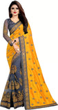 Half-and-Half Saree with Heavy Work