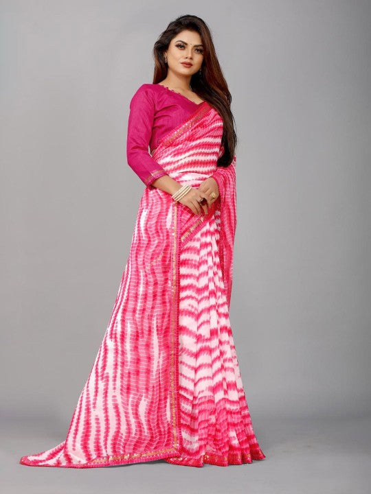 Printed Cotton Silk Party Saree