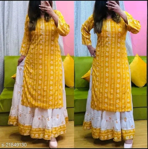 HIGH DEMANDABLE KURTI WITH SKIRT