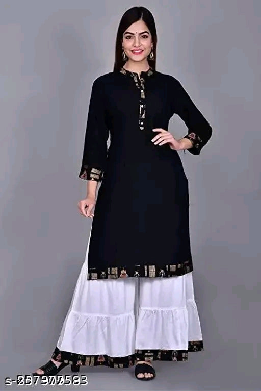 Womens Kurtis And Bottom Wear Set