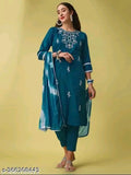 Women Kurta, Pant With Dupatta Set