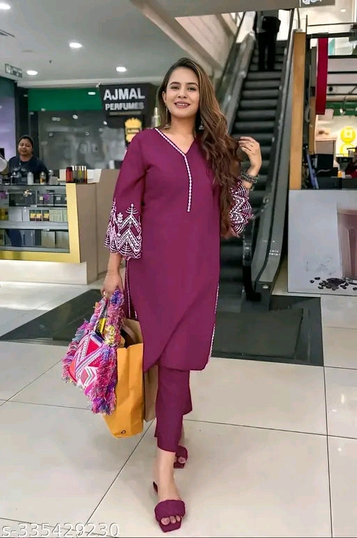 embroidory kurtI sets