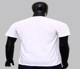 Men's Round Neck Printed T Shirt In Polycotton