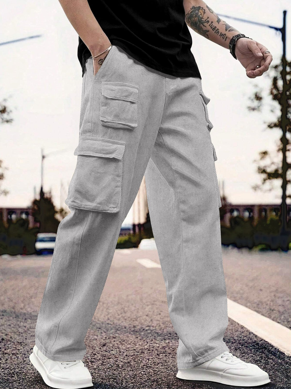 Oversize Cargo Trouser Pants for Men