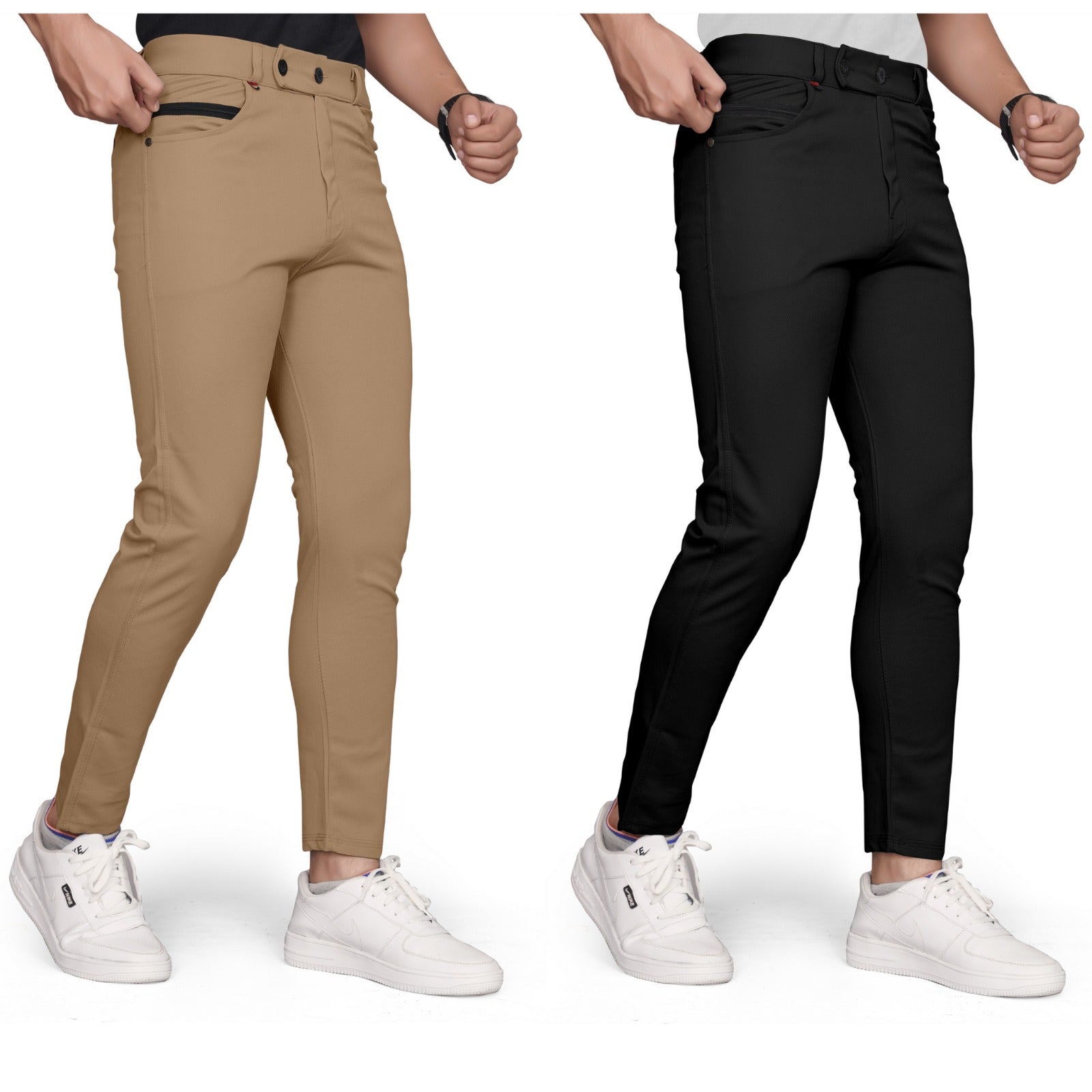 Fit Casual Trouser Pants (set of 2)