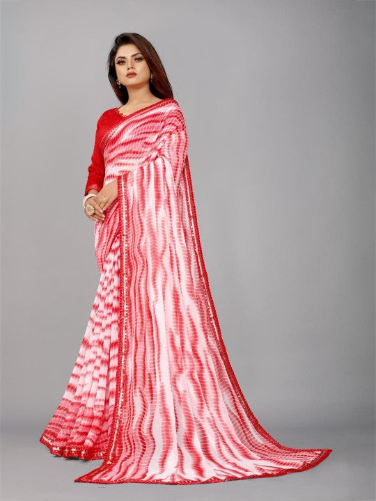 Printed Cotton Silk Party Saree