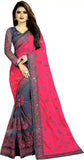 Half-and-Half Saree with Heavy Work