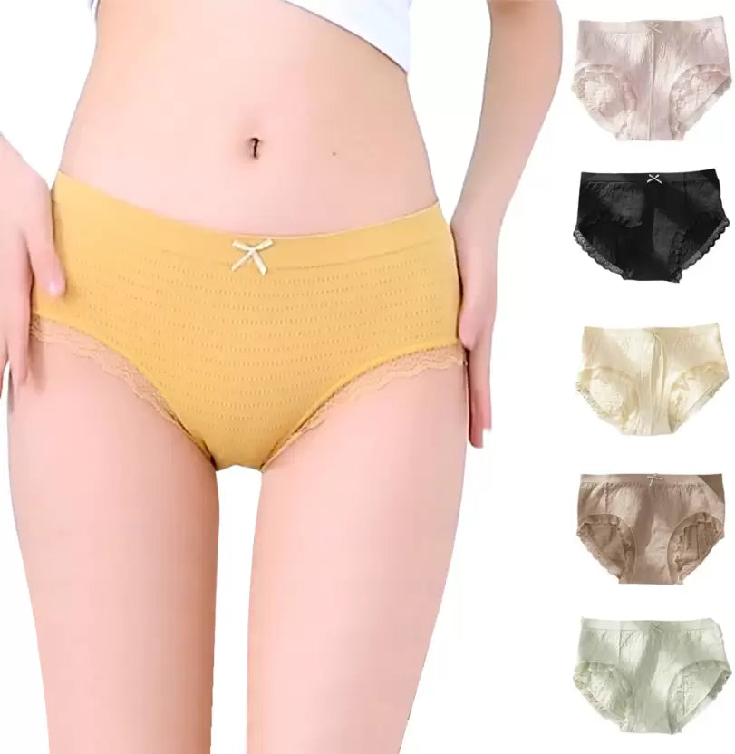 Women Bikini Multicolor Panty (Pack of 4)