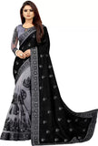 Half-and-Half Saree with Heavy Work